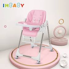 Shop for baby high chairs at bed bath & beyond. Imbaby Baby Multi Function Portable Seat Baby Table Adjustable Child Folding Chair High Chair For Feeding With Rolling Wheels Booster Seats Aliexpress