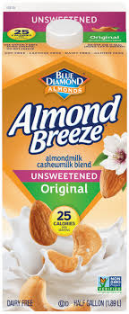 unsweetened almond cashew milk