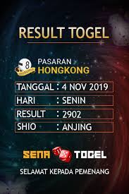 Result Hongkongpools Senin 4 November 2019 Indonesia Minggu 8 Januari