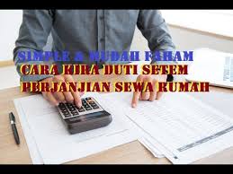 Duti setem ialah cukai yang dikenakan oleh pihak kerajaan terhadap setiap transaksi hartanah yang dilakukan. Tips Hartanah Cara Kira Duti Setem Perjanjian Sewa Rumah 1 Youtube