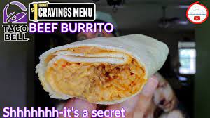 Taco Bell Beef Burrito Review New 1 Cravings Menu Item Youtube