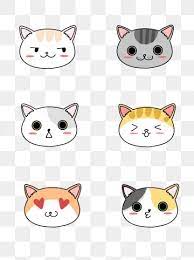Cartoon Cute Stick Figure Cat Head Animal Expression Element Cat Cartoon Lovely Png Transparent Image And Clipart For Free Download Cara De Gato Dibujo Dibujos Kawaii De Animales Cara De Gato