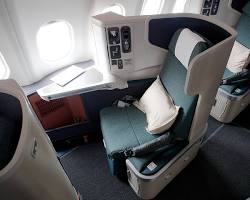 Image of Airplane in business class