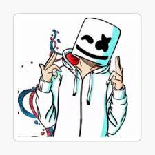 Mono ha dj marshmello dj electro cool pictures cool photos cute black wallpaper itslopez rain dj electro cute black wallpaper youre crazy daft punk cozy corner marshmallows cool stuff stuff to. Dj Marshmallow Stickers Redbubble