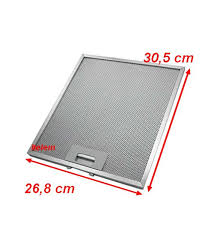 Filtre Metallique Anti Graisse Hotte Airforce Brandt Fagor Afg60 90a As0006526