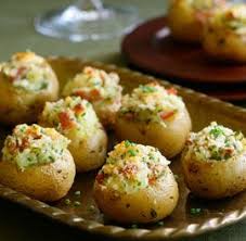 Tiny Twice Baked Potatoes Recipe Finecooking Recipe Recipes Food Twice Baked Potatoes