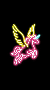 Unicorn Tumblr Neon Neonlights Wallpaper Lockscreen Background Neonwallpaper Wallpaper Tumblr Lockscreen Neon Wallpaper Unicorn Wallpaper