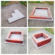 Outdoor fire pit under $50. Outdoor Square Brick Fire Pit