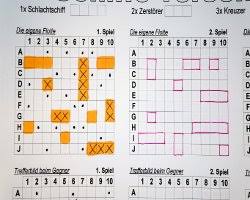 Schiffe Versenken Papierspiele Fur Den Unterricht Damit sie das spiel zu zweit spielen koennen, muessen sie die vorlage zweimal ausdrucken. schiffe versenken papierspiele fur