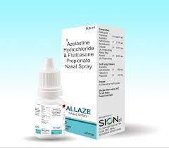 Allaze Azelastin Hydrochloride & Fluticasone Propionate Nasal Spray,  Packaging Type: Box, Packaging Size: 8 ml