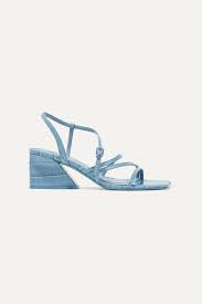 Light Blue Kelise Croc Effect Leather Sandals Mercedes Castillo Net A Porter