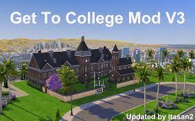 Mods to enhance your university experience 1. Mod The Sims Get To College Mod V3