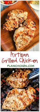 Artisan Grilled Chicken Grilled Chicken Recipes Leftovers Recipes Poultry Recipes