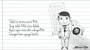 Inteam Surat Cinta Official Lyric Video Youtube