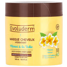 Evoluderm Masque Cheveux Hydratant Monoi A La Folie 500ml