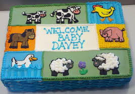Gallery For Farm Animal Baby Shower Cake Animal Baby Shower Cake Farm Baby Shower Animal Baby Shower