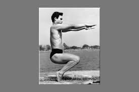 Bikram Choudhury In Awkward Pose Utkatasana 2nd Part Hot Yoga Poses Asana Yoga Poses Bikram Yoga