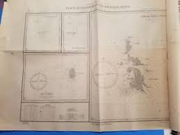 Details About Vintage Ww Il Era U S Navy Hydrographic Map Chart Ogasawara Gunto Japan