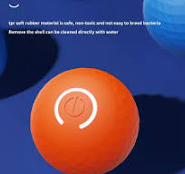 Rechargeable Dog Ball Smart Fetch Toy Self-Playing Bouncing Pet Toy LED  Light Safe Chewable