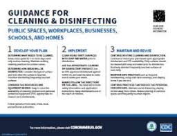 The cdc outlines risk levels for schools. Covid 19 Reopening Guidance For Cleaning Disinfecting Public Spaces Centers For Disease Control Cdc Lakeview East Chamber Of Commerce