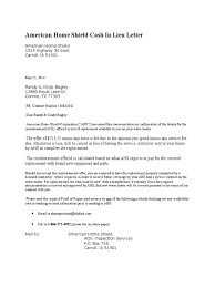 American Home Shield Cash In Lieu Letter Invoice Business
