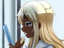 Gyaru (ギャル) is the japanese transliteration of the english slang word 'gal' (girl), the japanese phonetic pronunciation being /gjəɾu/ and in english it would be /gæl/. Pin By Pluto Pudding On Rika Gyaru Girl Black Anime Characters Cute Art Aesthetic Anime