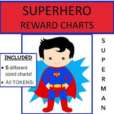 Superhero Themed Reward Charts Superman