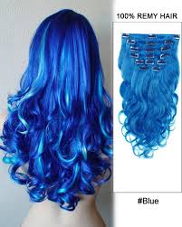 Check out our blue hair clip selection for the very best in unique or custom, handmade pieces from our barrettes & clips shops. 16 7pcs Blue Body Wave 100 Remy Hair Clip In Human Hair Extensions
