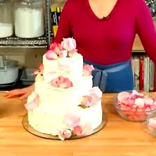 Make A Simple Homemade Wedding Cake With Help From A Published Cook Book Author Homemade Wedding Cake Simple Wedding Cake Rustic Homemade Wedding