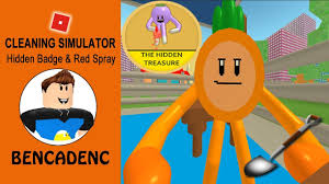 Roblox Cleaning Simulator How To Find Hidden Badge And Magic Red Spray Roblox Games On Youtube Cleaning