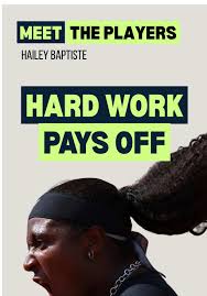 Hailey Baptiste might be out of Roland Garros, but this is just the  beginning. After big runs at Indian Wells and Miami, she told us she’s  gunning for the Top 50 — and we believe her. 🎥 New Meet the ...