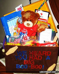 These great gifts for kids might not even end up on their wish lists. Time2partay Blogspot Com Get Well Soon Gift Basket Get Well Soon Gifts Kids Gift Baskets Get Well Baskets