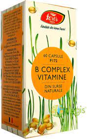 Fares B Complex Vitamine Naturale 60 Comprimate Vitamine Si Minerale Preturi