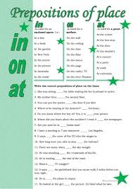Prepositions Of Place Worksheet Free Esl Printable Worksheets Made By Teachers Prepositions Learn English Words English Grammar Exercises