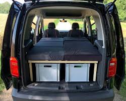 Grau material:100% polyester bodenplatte im fahrzeugheck, zur aufnahme von küchenbox, staubox und bett. Vw Caddy Bett Zum Selber Bauen