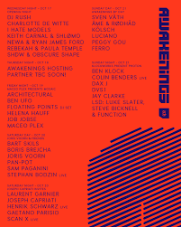 Last chance to join us at the gashouder next month. Awakenings Returns To Ade With Seven Editions In Gashouder The Partae