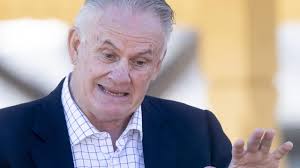 Bucky plays it up to the cameras