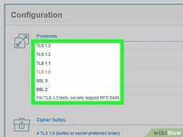 How to enable/disable tls protocol versions in plesk for linux. How To Check The Tls Version On A Website 9 Steps With Pictures