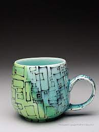 Stephanie Galli Ceramics Pottery At Mudfire Gallery Pottery Mugs Pottery Cups Pottery