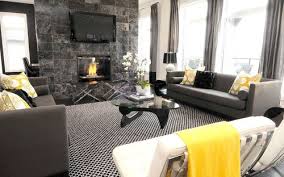 Living Room Black White Grey Color Scheme Design Pictures Remodel Decor And Ideas Page 2 Yellow Living Room Living Room Grey Grey And Yellow Living Room