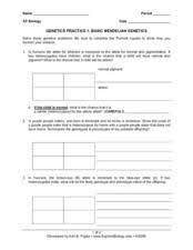 Tt x tt use the information provided and your knowledge of genetics to answer each question. Genotype Lesson Plans Worksheets Reviewed By Teachers