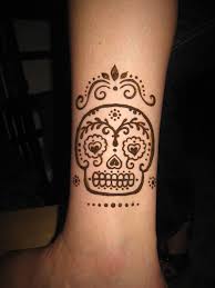 Sugar Skull Henna Designs Kids Henna Tattoo Designs Henna Tattoo