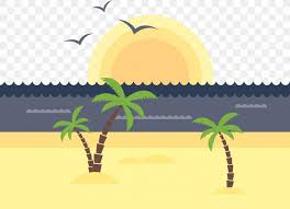 The best selection of royalty free beach sunset vector art, graphics and stock illustrations. Landscape Sunset Beach Euclidean Vector Png 2588x1877px Landscape Arecaceae Beach Fruit Leaf Download Free