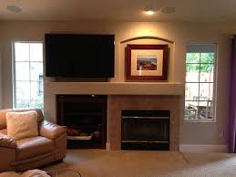 Natural stone fireplace with cleft surround. Fireplace Surround Will Ledge Stone Work