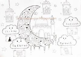 Gambar kartun anak ramadhan top gambar. Contoh Gambar Gambar Mewarnai Tema Ramadhan Kataucap