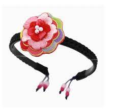 Hanbok Korean Girl Accessories Traditional Rainbow Flower Earrings Headband Ebay