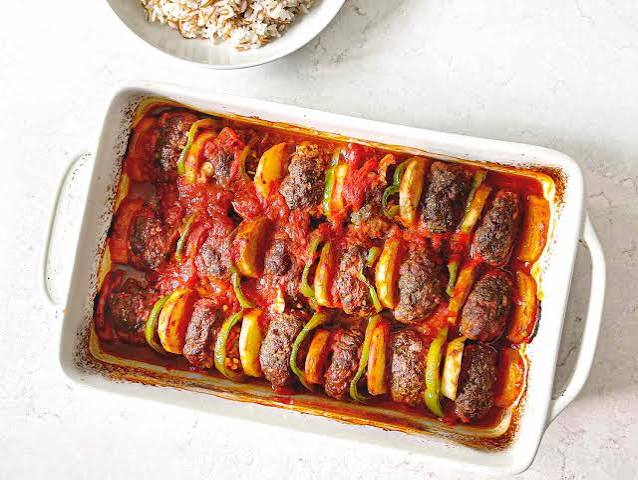 Kafta with Potatoes