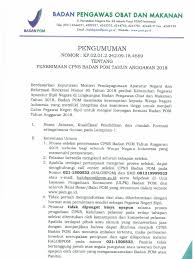 Contoh soal cpns 2018 dan pembahasannya. Penerimaan Cpns Bpom New Pdf