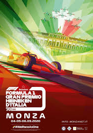 Autodromo Nazionale Monza Formula 1 Italian Grand Prix Poster Color