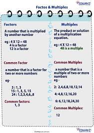 Worksheets Class 5 Factors Multiples Factors And Multiples Learning Numbers Math Multiplication Worksheets